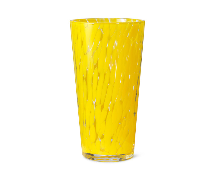 Casca kirkkaankeltainen lasimaljakko Ferm Livingilta image