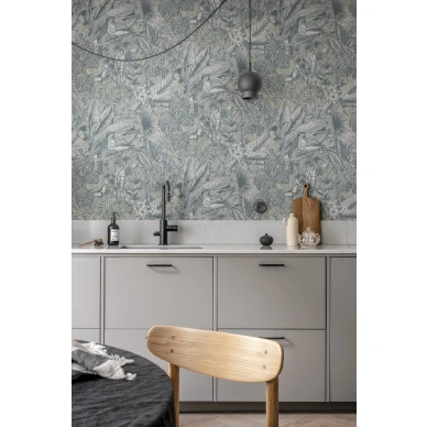Harmaa keittiotapetti Furada Rebel Wallsilta R17463 image