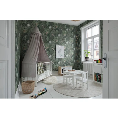 Vihrea lastenhuoneen tapetti Furada Rebel Wallsilta R17461 image