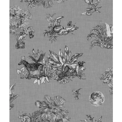 Cork hauska harmaa elaintapetti Rebel Wallsilta kuva