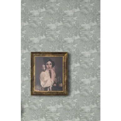 Saint Sebastian vaaleanvihrea puutapetti Rebel Wallsilta kuva