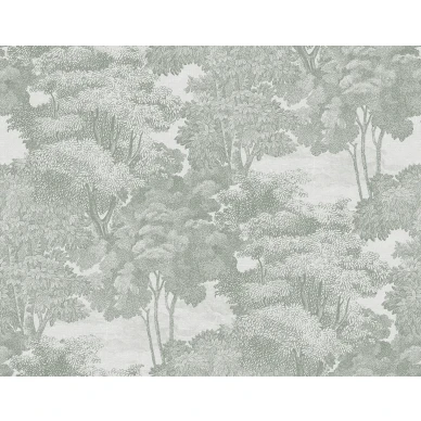 Saint Sebastian vihrea puutapetti Rebel Wallsilta kuva