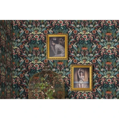 Arlon varikas kukkatapetti olohuoneeseen Rebel Wallsilta kuva