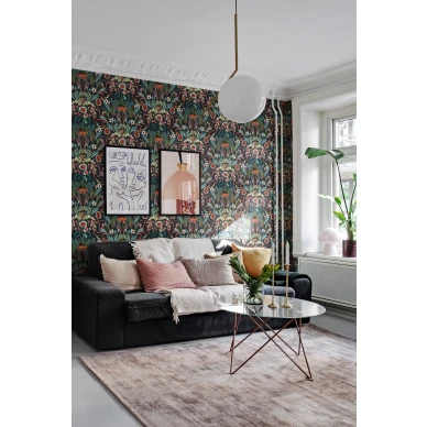 Tumma olohuoneen tapetti Arlon Rebel Wallsilta R17541 kuva