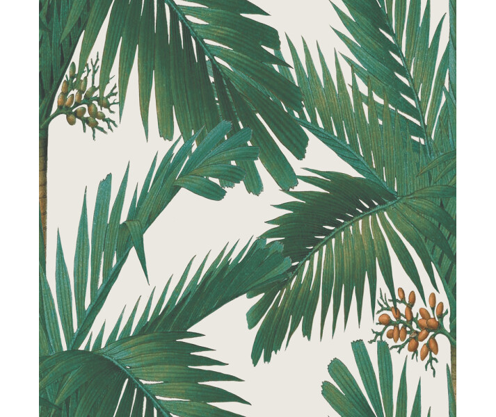 Palm Spring vihrea palmutapetti Rebel Wallsilta kuva