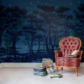 The Enchanted Forest sininen muraltapetti metsatapetti Rebel Wallsilta R14462
