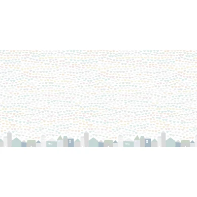 Elephant Tears pastellinvarinen talotapetti koko kuvio Rebel Wallsilta R14491 kuva