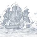 High Seas harmaa laivatapetti Rebel Wallsilta R14502