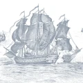 High Seas harmaa laivatapetti koko kuvio Rebel Wallsilta R14502