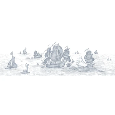 High Seas harmaa laivatapetti koko kuvio Rebel Wallsilta R14502 kuva