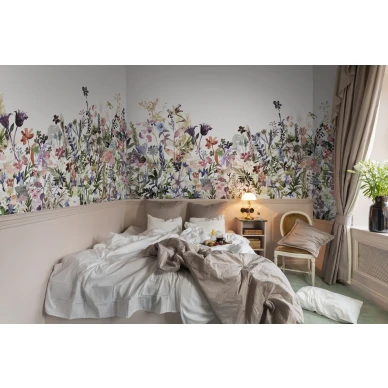 Makuuhuoneen kukkatapetti May Meadow Rebel Wallsilta R14532 kuva