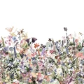 May Meadow pastellinvarinen kukkatapetti Rebel Wallsilta R14532