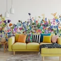 May Meadow varikas kukkatapetti olohuoneeseen Rebel Wallsilta R14531