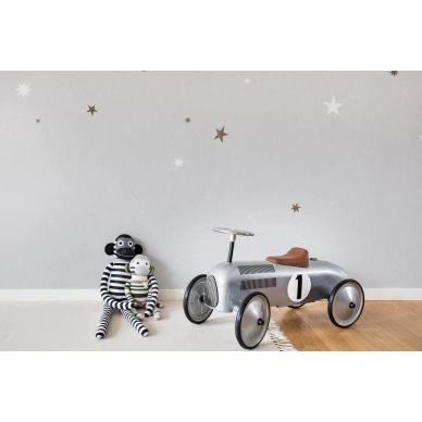 Stargazing vaalea sopo tahtitapetti lastenhuoneeseen Rebel Wallsilta R14572 kuva