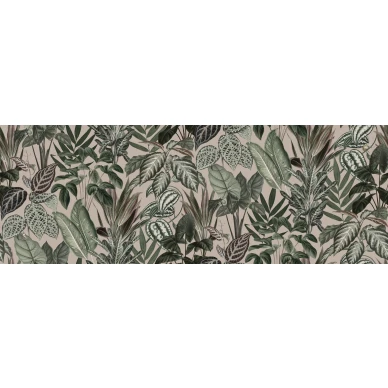 Mischievous Monkeys roosavihrea lehtitapetti Rebel Wallsilta R14593 koko kuvio image