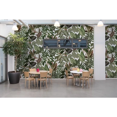 Mischievous Monkeys vihrea viidakkotapetti ruokailuhuoneeseen Rebel Wallsilta R14591 image