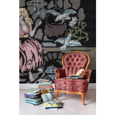 By The Fireplace satutapetti muraltapetti lapsille Rebel Wallsilta R14641 kuva