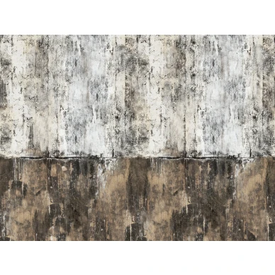 Brooklyn Wall ruskea teollisuustyylinen seinatapetti levea kuvio Rebel Wallsilta R14981 image