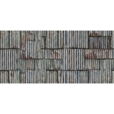 Backyard teollisuustyylinen peltitapetti koko kuvio Rebel Wallsilta R15241 kuva