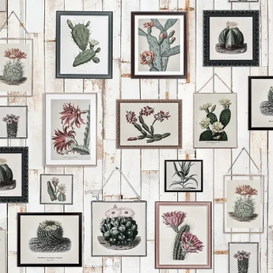 Cactus Wall Art kaktustapetti Rebel Wallsilta R15322 image
