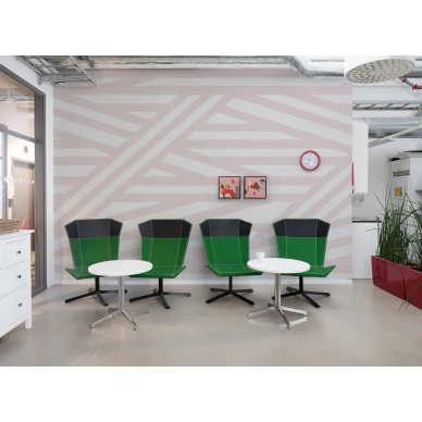 Sailors Sea roosa raidallinen tapetti olohuoneeseen Rebel Wallsilta R15142 kuva