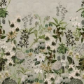 Alices Garden beige suurikuvionen kukkatapetti Rebel Wallsilta R17162
