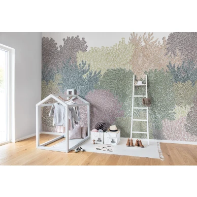 Hideaway monivarinen puutapetti lastenhuoneeseen Rebel Wallsilta R16022 kuva