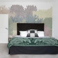 Hideaway rauhallinen monivarinen puutapetti makuuhuoneeseen Rebel Wallsilta R16022