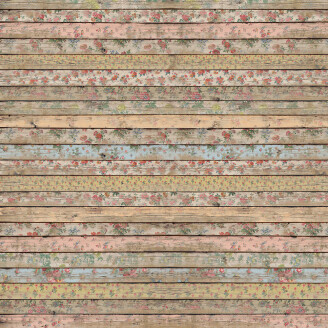 Wall Garden kukkakuvioinen lankkutapetti Rebel Wallsilta R13181 image