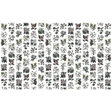 Fruit and Flora klassinen kukkatapetti koko kuvio Rebel Wallsilta R13172 kuva