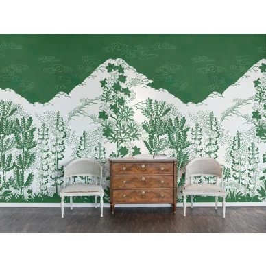 Eden hauska vihrea vuoritapetti Rebel Wallsilta R15721 kuva