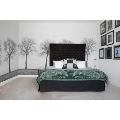 Tree Soldiers mustavalkoinen puutapetti makuuhuoneen valokuvatapetti Rebel Wallsilta R12981 image