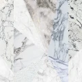 Big Diamond vaalea marmoritapetti koko kuvio Rebel Wallsilta R13426
