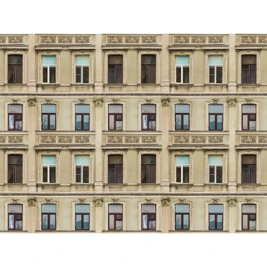 Rue Relief beige talotapetti Rebel Wallsilta koko kuvio R15931 image