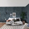 Fresco Wall sininen yksivarinen muraltapetti olohuoneeseen Rebel Wallsilta R15991