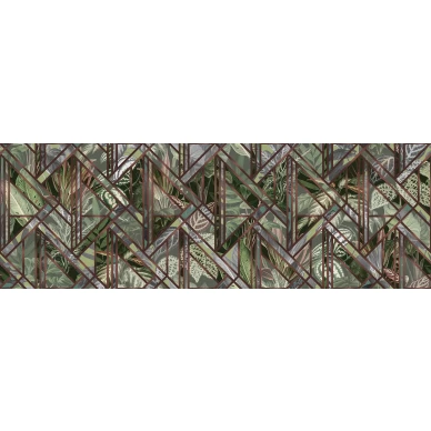 Chicago Club vihrea graafinen muraltapetti koko leveys Rebel Wallsilta R16130 image