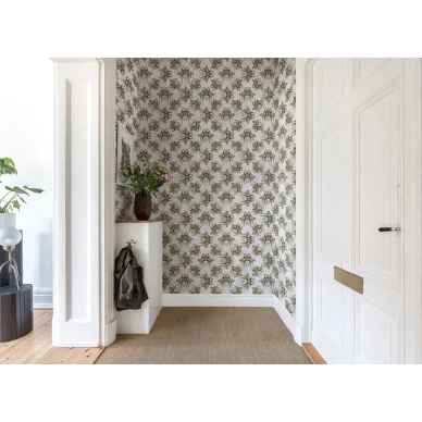 Jewel Wings hohtava hyonteiskuvioinen muraltapetti eteiseen Rebel Wallsilta R16140 kuva