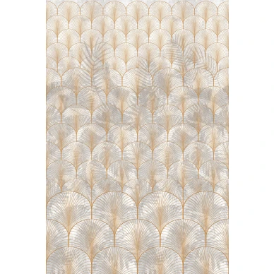 Opulent Shadows geometrinen kaareva muraltapetti koko kuvio Rebel Wallsilta R16271 kuva