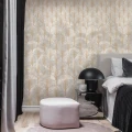 Opulent Shadows geometrinen kaareva muraltapetti makuuhuoneeseen Rebel Wallsilta R16271