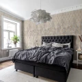 Opulent Shadows geometrinen tapetti makuuhuoneen muraltapetti Rebel Wallsilta R16271