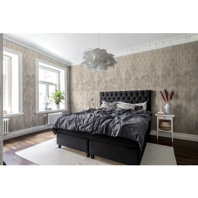 Opulent Shadows geometrinen tapetti makuuhuoneen muraltapetti Rebel Wallsilta R16271 kuva