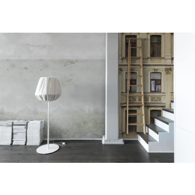 Urban Horizon harmaa rohkea betonimuraltapetti Rebel Wallsilta R15981 image