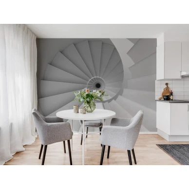 Ratio vaalea graafinen muraltapetti keittioon Rebel Wallsilta R11361 image