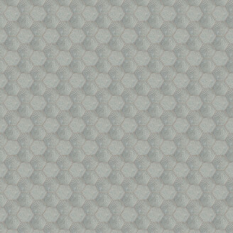 Hexagon vihrea geometrinen betonilaattakuvio muraltapetti Rebel Wallsilta R12821 image