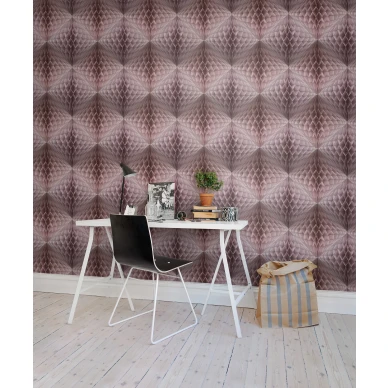 Pom Pom roosa graafinen 3D muraltapetti tyohuoneeseen Rebel Wallsilta R13391 image
