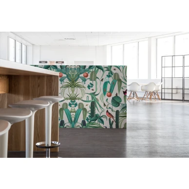 Cuba Jungle vihrea kasvitapetti keittion muraltapetti Rebel Wallsilta R16161 image