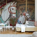 Carousel varikas karusellitapetti lastenhuoneeseen Rebel Wallsilta R11881