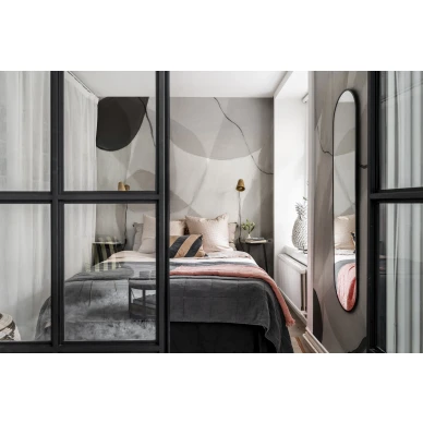 Harmoninen beige harmaa tapetti Asana Rebel Wallsilta R17024 image