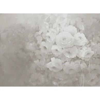 Harmony harmaa ruusutapetti Rebel Wallsilta levea kuvio R17073 image