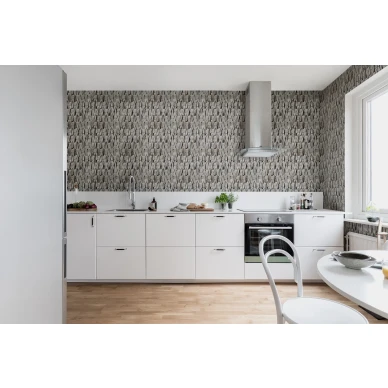 Calm rauhallinen tiheakuvioinen muraltapetti keittioon Rebel Wallsilta R17081 kuva